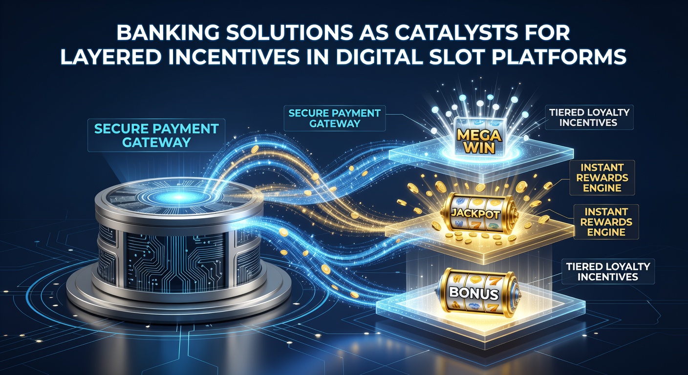 Digital banking interfaces displaying instant deposit options and layered reward tiers on slot gaming platforms
