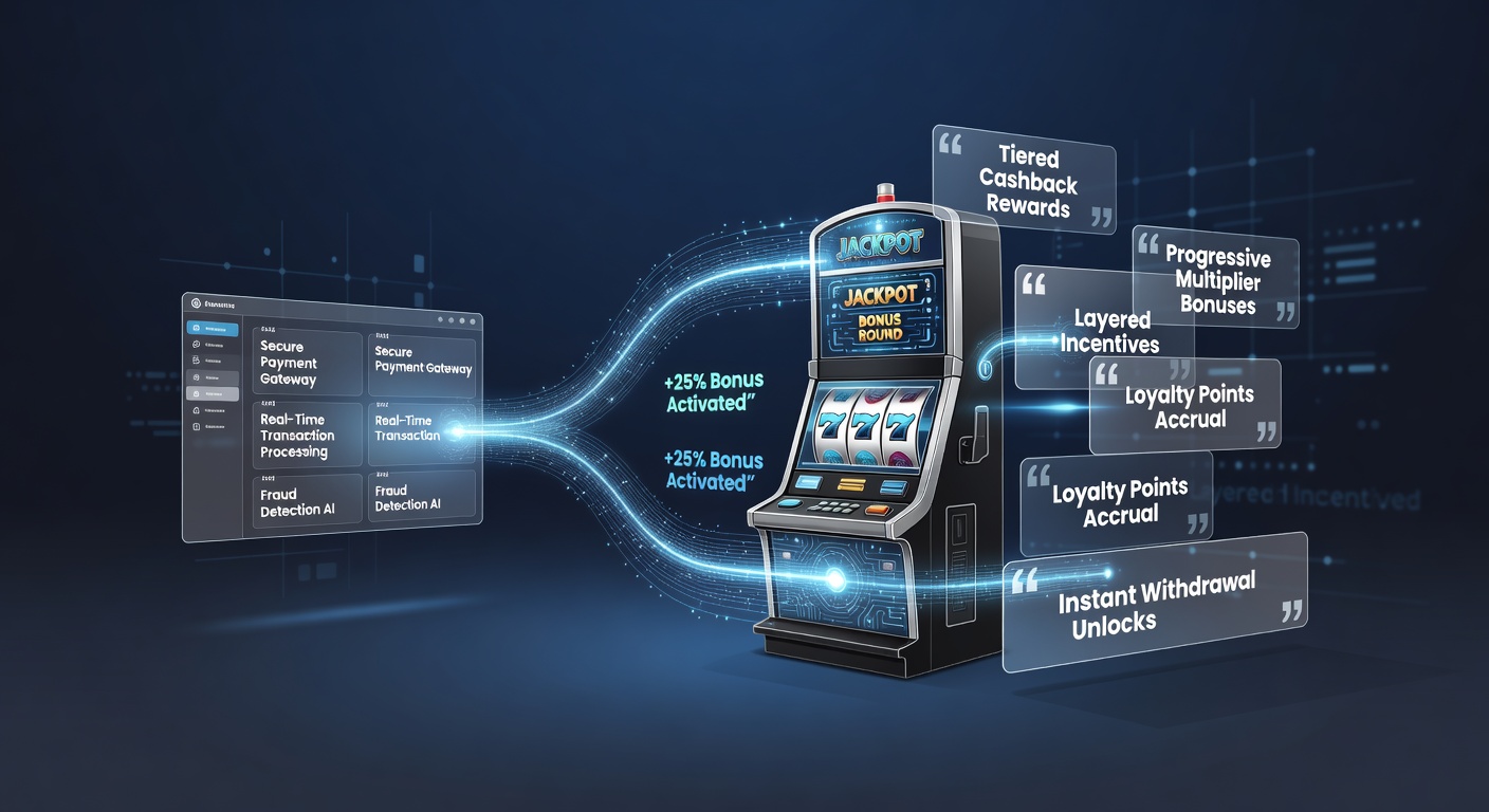 Mobile slot interface showing integrated payment options and accumulating VIP reward levels