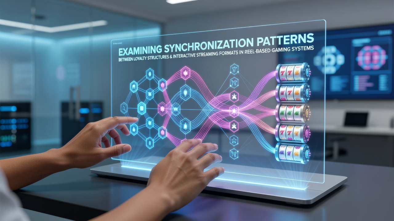 Diagram showing loyalty tiers connecting with live streaming interfaces in slot gaming systems