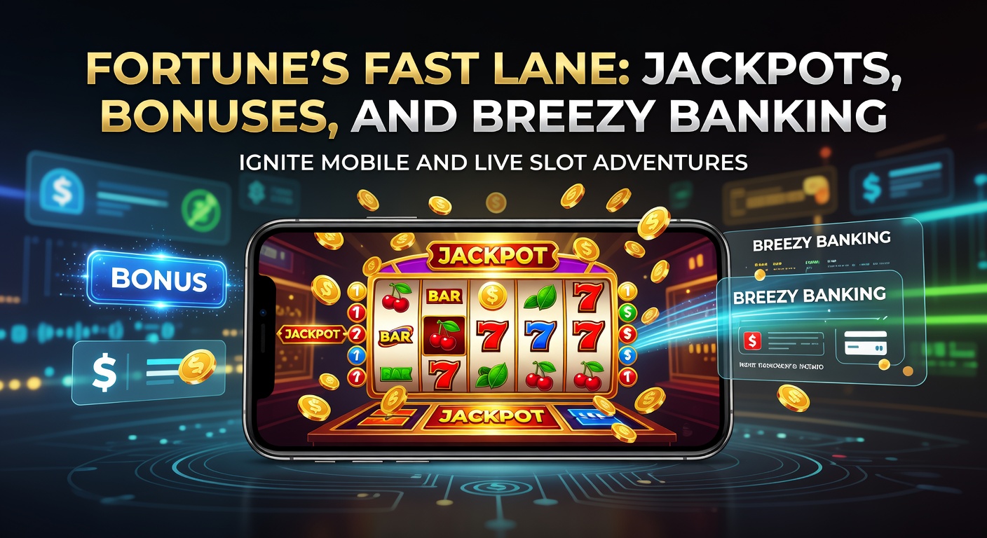 Vibrant mobile slot screen showing cascading jackpots and bonus wheels spinning wildly under neon lights