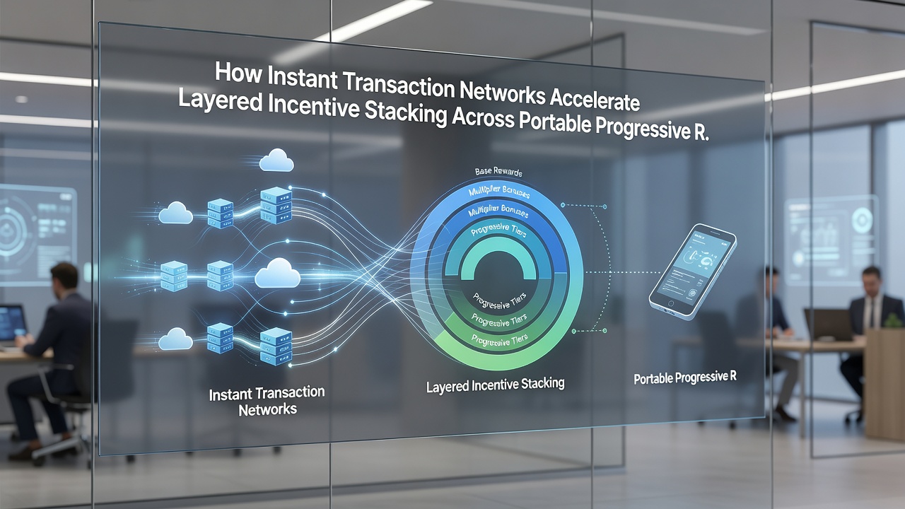 Diagram illustrating transaction flow from mobile wallet to stacked rewards in progressive slot software