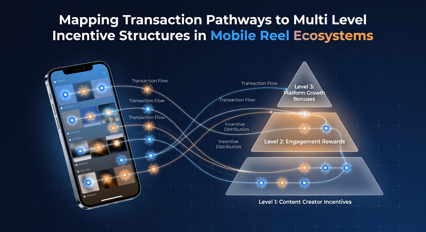 Diagram showing transaction flows connecting deposits to multi-tier bonus structures in mobile reel games