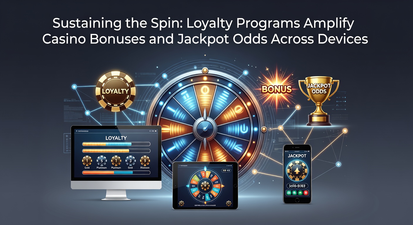 Casino loyalty program dashboard showing tiered rewards, bonuses, and jackpot meters on a mobile device screen