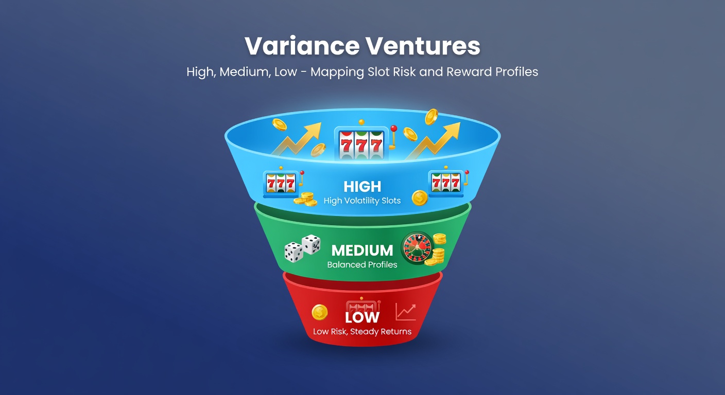 Balanced slot interface showing medium variance payouts with free spins, multipliers, and moderate jackpots on vibrant reels